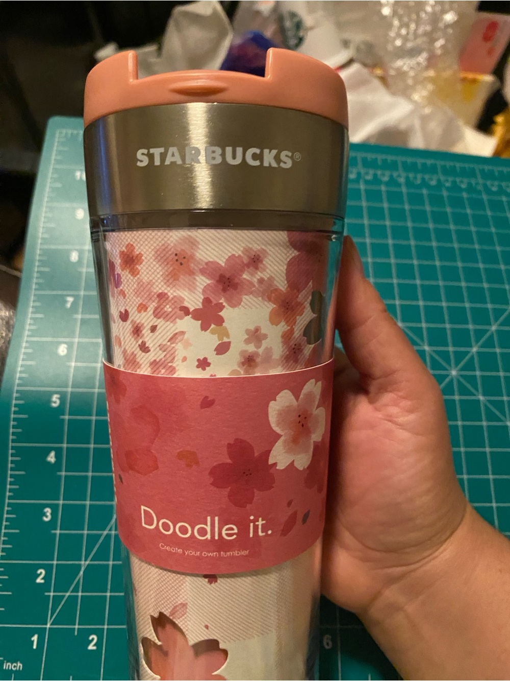 Starbucks Japan 2018 Sakura Series Create Your Tumbler Pink (16oz)